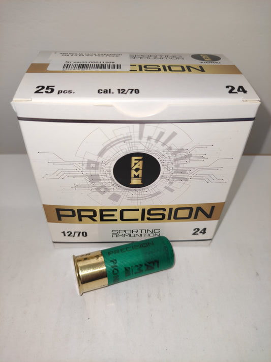 Amunicja 12/70 PRECISION 24g 9-2,00mm FAM-PIONKI